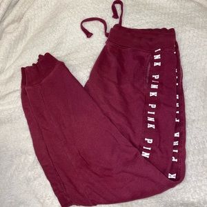 PINK Red Sweats!